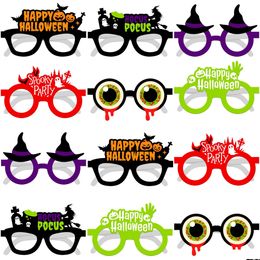 Christmas Decorations Christmas Decorations Scary Halloween Glasses For Kids Pack Of 12 Eyeglasses Party Po Props Favours Birthday Dr Dh7N3