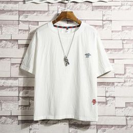 Men's Polos Fishion Summer T Shirt Casual Cotton Short Sleeve Shirts Men Fashion Simple Design O Neck Hip Hop Tops