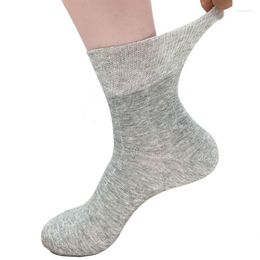 Men's Socks Diabetic For Diabetics Hypertensive Patients Prevent Varicose Veins Loose Mouth Sock Bamboo Cotton Material Unisex 0048