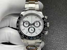 BT-DTN Ceramic bezel Men's watch Chronograph function orologio di lusso 904L 4130 automatic mechanical movement Watches 00