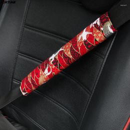Interior Decorations Japan Dodostyle Car Seat Belt Shoulder Guard Pad Protection Breathable Cover For Auto Accessories