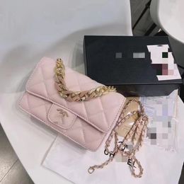 CHANEI WOC Messenger Bag Crossbody Bags Small Sling Bagss for Women ShoulderBags Lambskin Pattern Designer Smalll Handbags with Compartment Zipper 19cmx13cmx5cm
