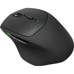 Mice Rapoo MT550 Multi-Mode Wireless Mouse Ergonomic Buetooth Mouse 1600 DPI Optical Mice for computer PC Laptop Support 4 Devices T221012