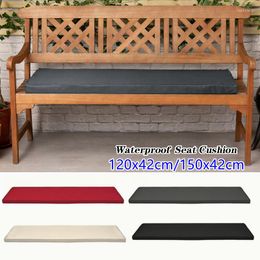 Pillow 2 Seater 120/150cm Outdoor Waterproof Garden Bench Pad Seat Swing Water Resistant Furniture