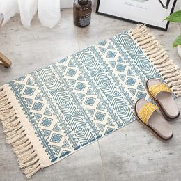 Carpets Sofa For Living Room Cotton Home Floor Door Mat Nordic Style Delicate Area Rugs Under Table Healthy Rug