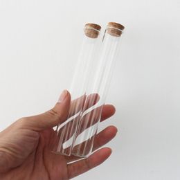 Storage Bottles 15 Pcs/lot 22 150m 40ml Glass Bottle Stopper Test Tube Jars Mini Spice Container Small DIY Vials Tiny