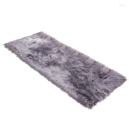 Carpets Black White Blue Green Rug Faux Fur Area Carpet Round America Russia Nordic Simple Plain Tapete Home Decor Indoor Grey