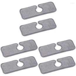 Table Mats 6-Piece Faucet Absorbent Pad With Waterproof Bottom Sink Splash Plate Reusable Microfiber Cloth Suitable For Faucets