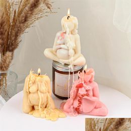Craft Tools Craft Tools Msee Pic Figurine Woman In Labour Give Birth To A Child Sile Candle Mould Soap Aroma Modcraft Craftcraft Drop D Otfbj