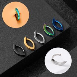 Simple Belly Button Ring Bright Steel 14G Body Piercing Navel Barbell for Men Women