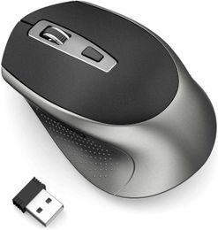 Ratos mouse bluetooth mouse sem fio mouse com 6 botões 5 dpi e laptop USB Chromebook PC MacBook iPad-Black Grey T2221012
