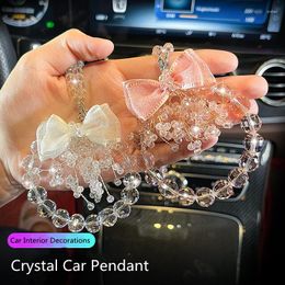 Interior Decorations High End Creative Design Car Rearview Mirror Pendant Jewellery Crystal Home Office Decoration