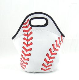 Storage Bags 10Pcs Baseball Lunch Bag Women Monogrammed Insulated Cooler