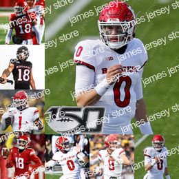 Rutgers Scarlet Knights Football Jersey Noah Vedral Bo Melton Aaron Young