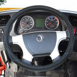 Steering Wheel Covers PU Leather Auto Cover Bus Truck Car For Diameters 36 38 40 42 45 47 50 CM 3D Non-slip Wear-resistant Styling