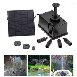 Garden Decorations Fountain Submersible Water Pump Solar Powered With Filter Panel For Pond Pool
