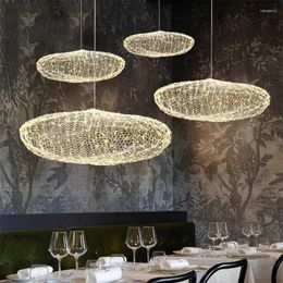 Pendant Lamps Modern Cloud Led Chandelier Bedroom Living Room Lighting Decoration Lights Fixtures Hanglamps Luminaire Avize