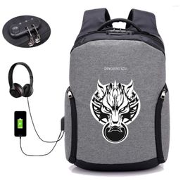 Backpack Game FINAL FANTASY Breathable Wear-resistant Anti-theft Schoolbag Boy Girl Large Capacity Outdoor Travel Bag Laptop