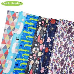 Cloth Diapers Washable Waterproof TPU Handmade Polyester Fabric Printed PUL Material for High Quality Diaper Menstrual Pads DIY Sewing 221014