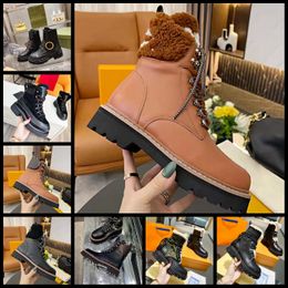 Designer Boots Paris Luxury Brand Boot Genuine Leather Martin Ankle Booties Woman Short Boot Sneakers Trainers Slipper Sandals by shoebrand W193 10