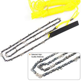 Tree Tool Hand Chainsaw Rope High Reach Limb Yellow Manual Saw Chain Snap Hook Branch Cutter Storage Bag