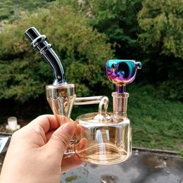 Mini Glass Water Bong Hookahs with Bowl Accessories Smoking Oil Dab Rigs Shisha