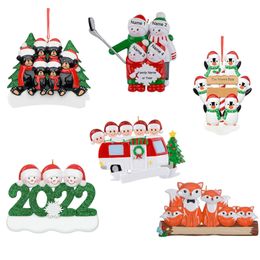 2022 DIY Christmas Tree Decorations Cute Resin Christmas Room Decor Ornaments Free Delivery