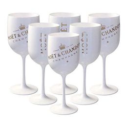 12pcs Wine Party White Coupes Cocktail Glass Champagne Flutes Cup Goblet Plating Plastic Beer Glass Whiskey Cups