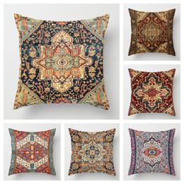 Pillow Moroccan Ethnic Pattern Cover 60 Living Room Decoration Sofa Home Decor Car Office Lumbar