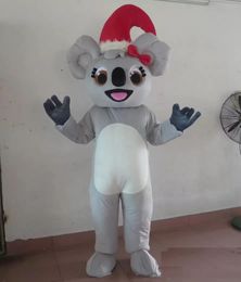 factory hot adult plush christmas koala bear mascot costume for adult to wear holiday