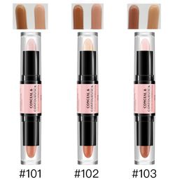 2022 Light And Flawless Double Ended Contour Stick Conceal & Contour Brighten Highlights Shadow Grooming Makeup