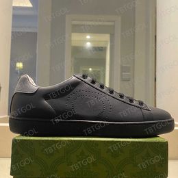 Designer Men Sapatos casuais craques bordados tênis brancos tênis mulheres sapatos de couro de verdade