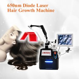Customized LOGO accept Professional 650nm diode laser hair-growth machine super treat hair loss for men female hair growth