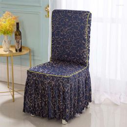 Chair Covers 2022 Chinese Style El Thickened Cover Custom-made One-piece Stool For Home Party Restaurant Wedding F8671