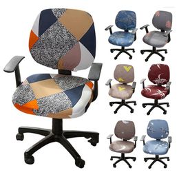 Chair Covers Elastic Office Cover Split Computer Gaming Seat Slipcover Spandex Dustcovers Protector Home Decor Fundas Para Sillas