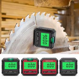 Professional Hand Tool Sets 4 90° Digital Level Protractor Inclinometer Magnetic Base Angle Gauge With Backlight Tester Measuring