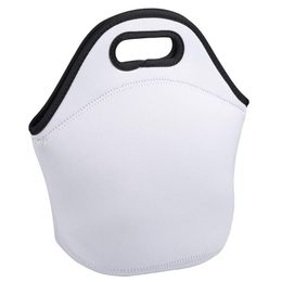 Borsa per il pranzo vuota a sublimazione Borsa per il pranzo termica isolata riutilizzabile Custodia per il trasporto Borse Tote