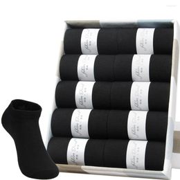 Men's Socks 2022 Sell Bamboo Fiber Short Black Spring Summer Deodorant Sweat High Quality Japanese Korean Color