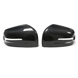 2 pcs Car Rear View Mirror Shell for Mercedes-Benz W463 G500 G63 GLE GLS R Class Dry Carbon Fibre Rearview Mirror Housing