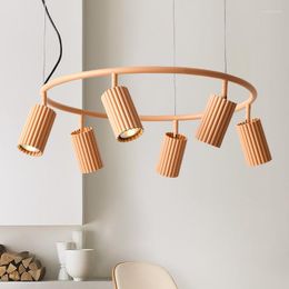 Chandeliers Modern Round Living Room Chandelier Lighting Bedroom Kitchen Island Design Pendant LED Suspension Hanging Home Nordic