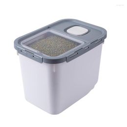 Storage Bottles BMDT-10KG Rice Container Cereal Dry Food With Wheels Box Airtight Moisture-Proof Grain Powder Boxes Save Space