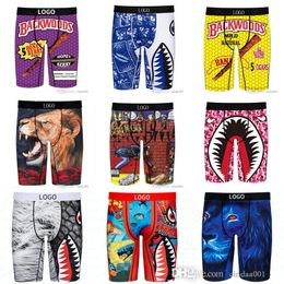 Summer New Trendy Men XXL Plus Size Desinger Vendor Underwear Pantaloncini di cotone Sport Cartoon Boxer
