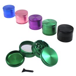 Herb 4 Part Aluminium Alloy Smoking Grinder 40mm/50mm/55mm/63mm/75mm/100mm Spice Cracker Tobacco Metal Grinder for Accessories