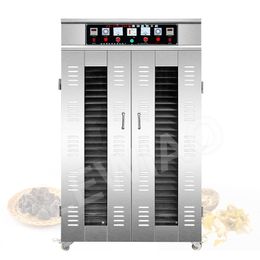 40 Trays Herbal Digital Control Dehydrator Machine Sesame Dryer 304 Stainless Steel Food Grade Trays Material