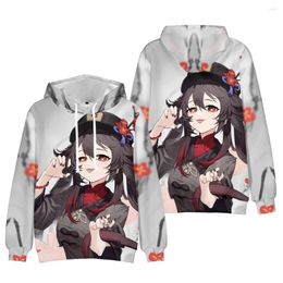 Men's Hoodies Fashion 3D Genshin Impact Men Sweatshirts Women Unisex Tops Autumn Kids Hooded Print HU TAO Boys Girls Pullovers