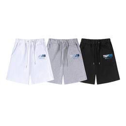 Calças masculinas de trapstar shorts estilos de estilo de rua de moda moda calça casual designer estriado respirável correndo calça