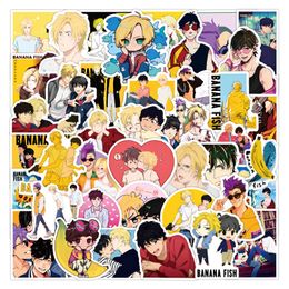 50PCS anime Banana Fish Stickers Japanese Anime Horror Killing Machine Graffiti Kids Toy Skateboard car Motorcycle Bicycle Sticker Decals Wholesale