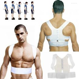 Back Support Corrector Straight Brace Belt Magnetic Posture Corrective Therapy Corset Lumbar Male Female
