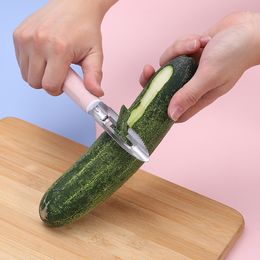 Household Kitchen Stainless Steel Peeler Fruit Peel Peel Fruit Knife Used To Remove Fish Scale Planer 21.5 x 1.2cm 1223239