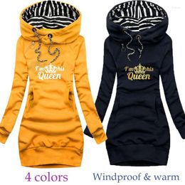 Women's Hoodies Women Sweater Dress Long Sleeve Hoodie Autumn Casual Slim